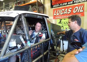 In the driver's seat and living the dream: Trevor Cooper